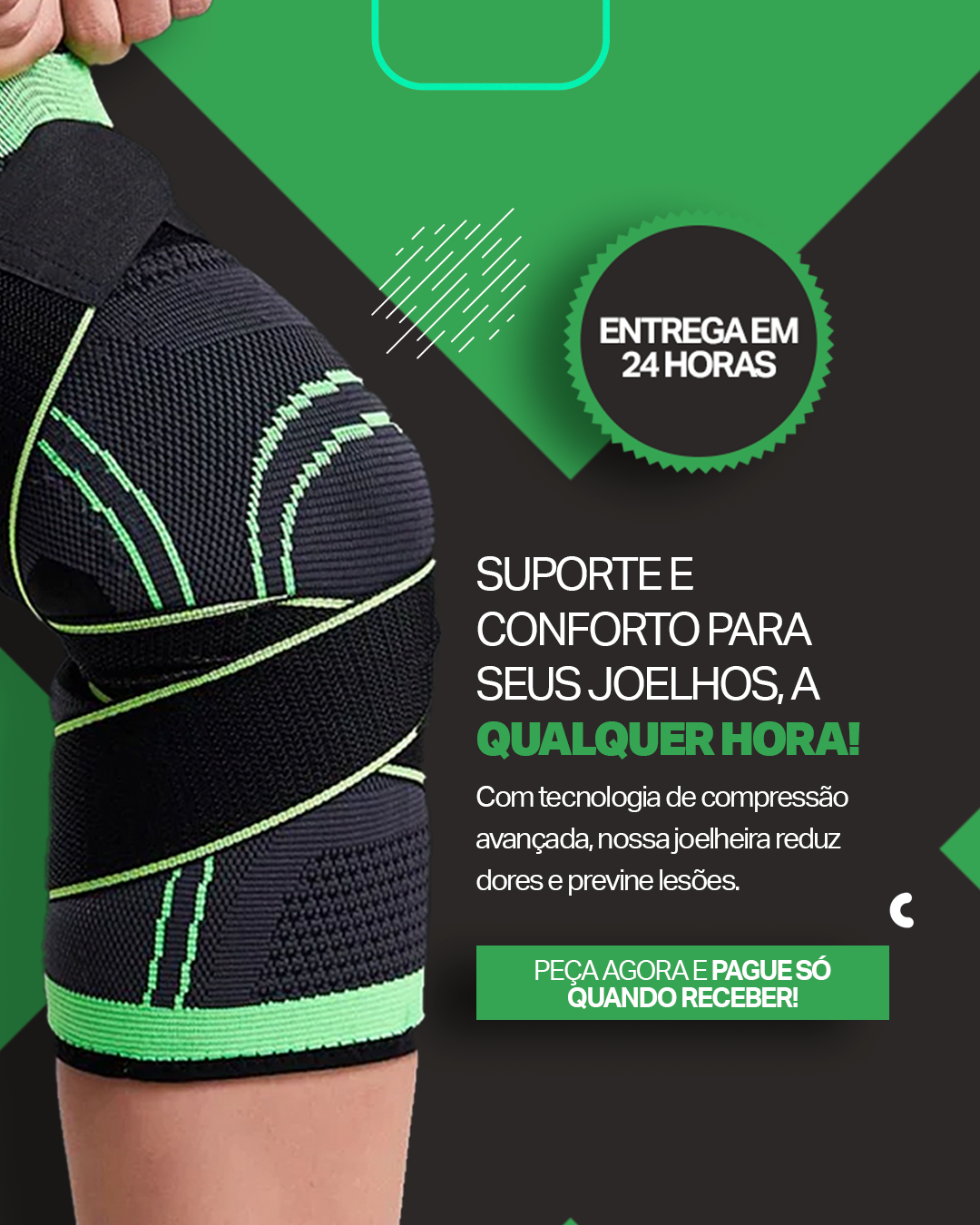 Joelheira ortopédica